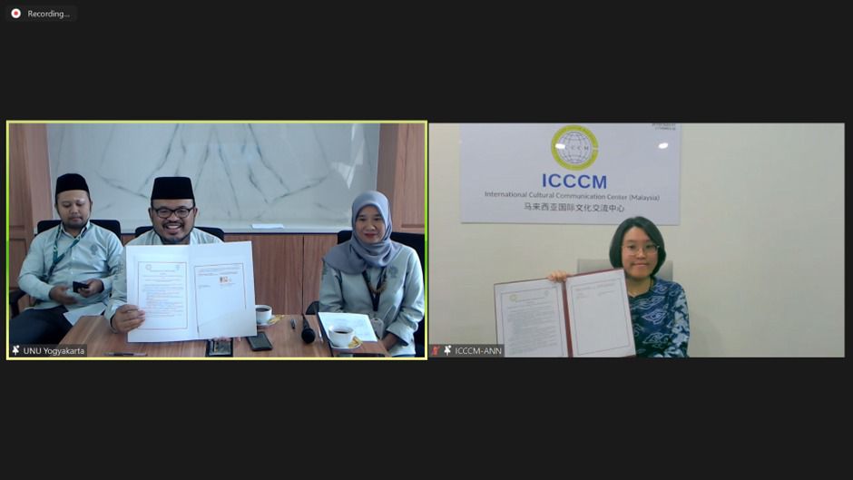 UNU Jogja dan ICCCM Teken Kerjasama