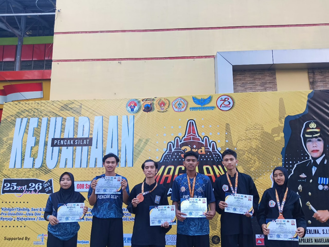 UKM Pencak Silat UNU Jogja Borong Kejuaran dalam Magelang Championship 3 Tahun 2024