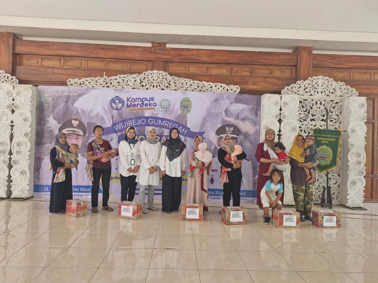 Dosen dan Mahasiswa UNU Jogja Gencarkan Edukasi Tumbuh Kembang Anak Cegah Stunting